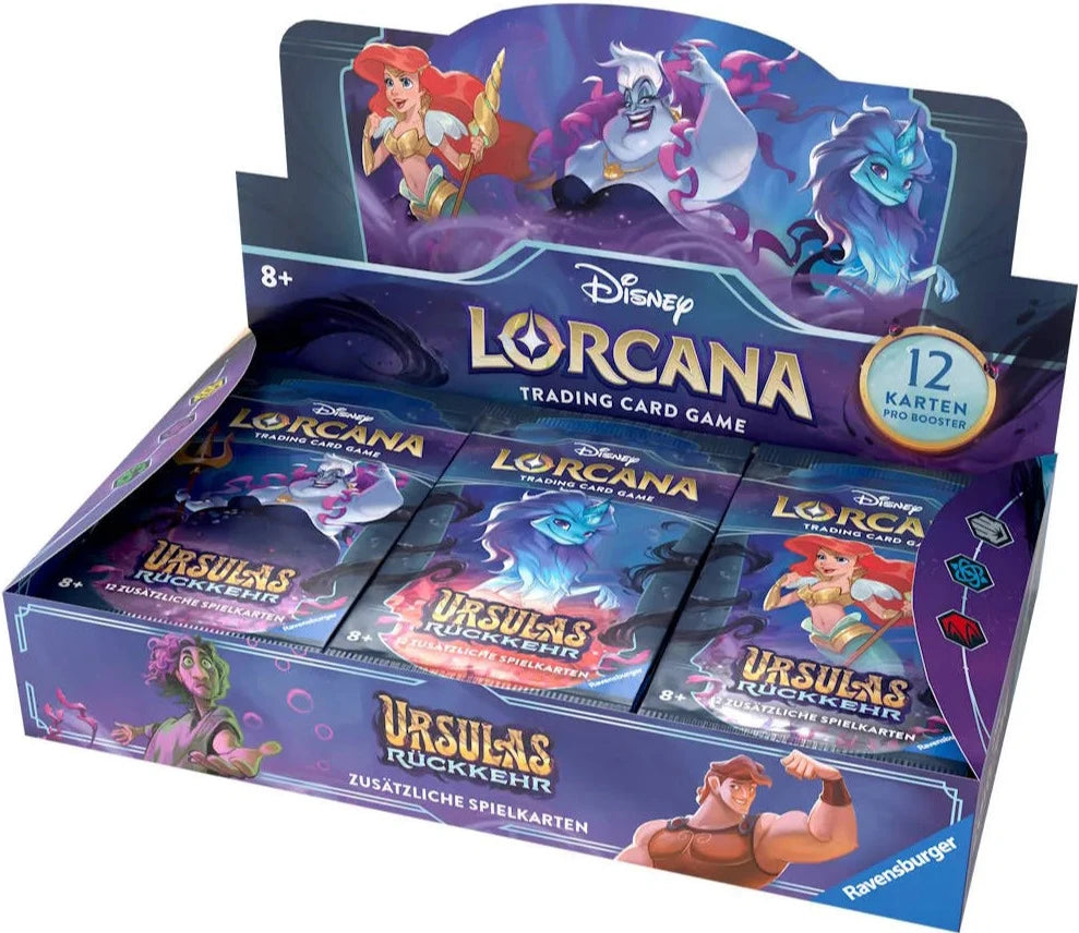 Disney Lorcana Booster Display Ursulas Rückkehr 24 Packs Deutsch