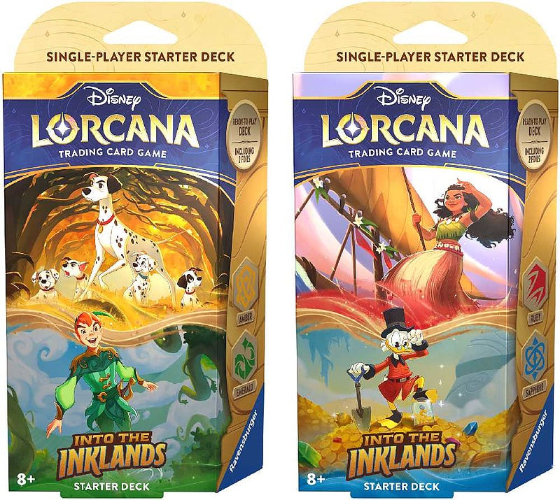  Disney Lorcana Starterset Into the Inklands – 2 Decks auf Englisch