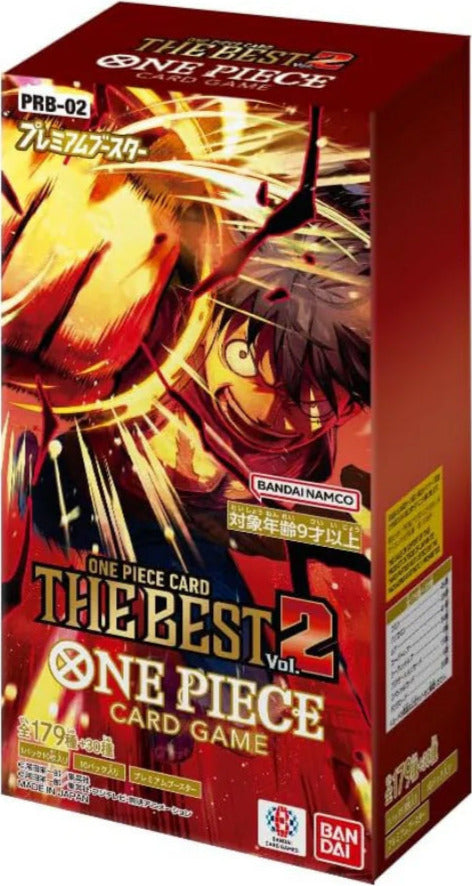 One Piece Card Game – The Best Premium Booster 2 PRB-02 Display mit 10 Packs auf Japanisch