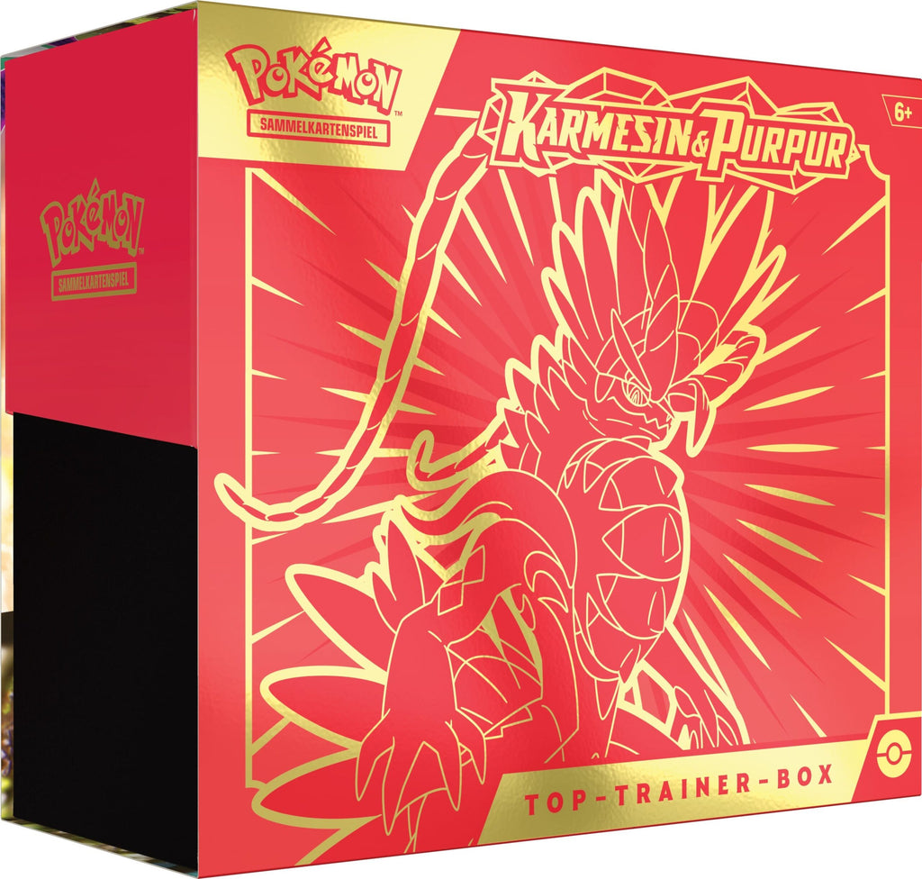  Pokémon Karmesin & Purpur Set 1 Top-Trainer Box 2 Deutsch